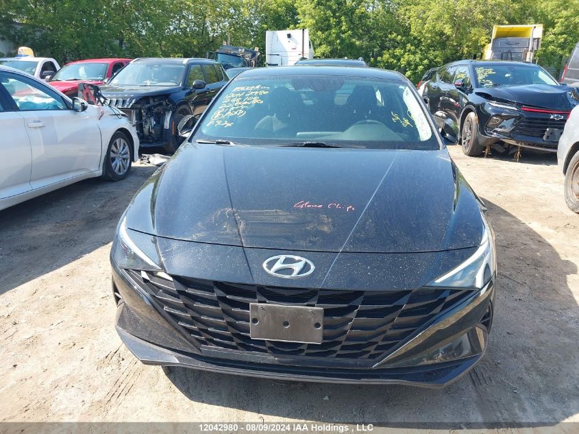 2022 Hyundai Elantra Essential Ivt With Hyundai Smartsense Package VIN: KMHLM4AG4NU268100 Lot: 12042980