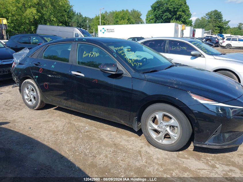 2022 Hyundai Elantra Essential Ivt With Hyundai Smartsense Package VIN: KMHLM4AG4NU268100 Lot: 12042980