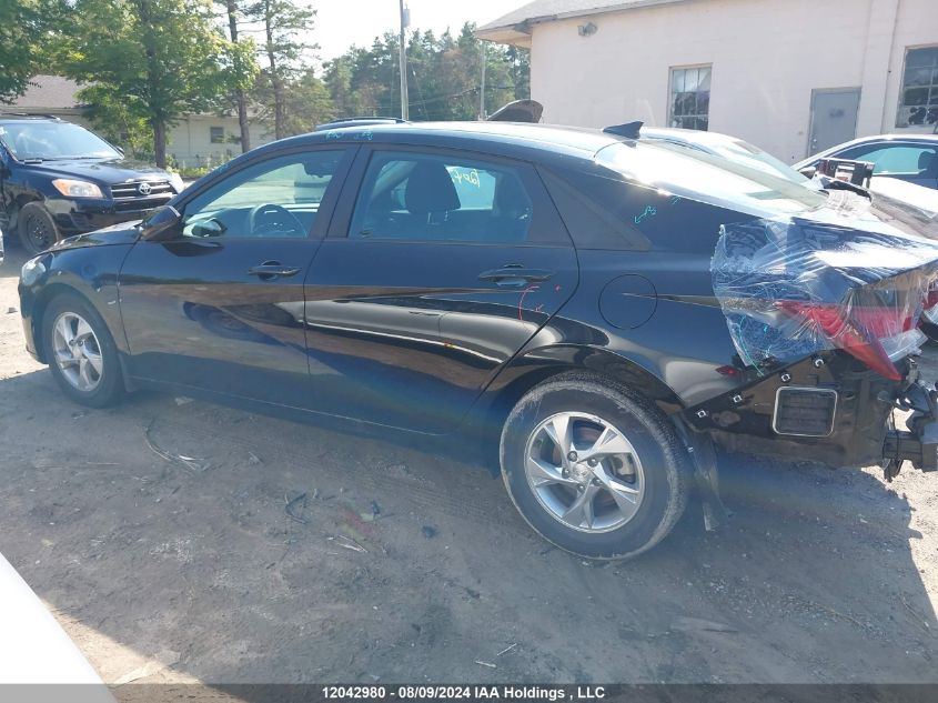 2022 Hyundai Elantra Essential Ivt With Hyundai Smartsense Package VIN: KMHLM4AG4NU268100 Lot: 12042980