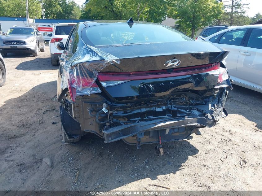 2022 Hyundai Elantra Essential Ivt With Hyundai Smartsense Package VIN: KMHLM4AG4NU268100 Lot: 12042980