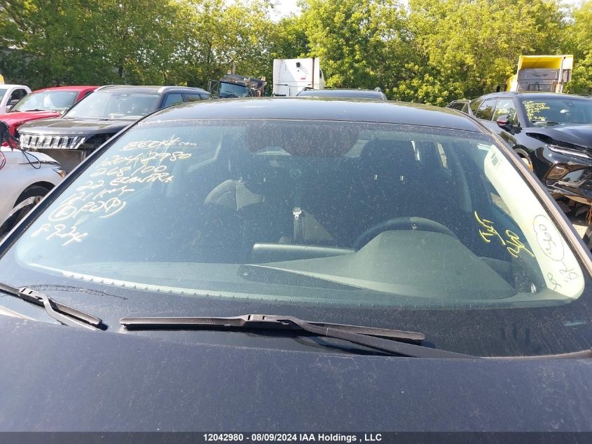 2022 Hyundai Elantra Essential Ivt With Hyundai Smartsense Package VIN: KMHLM4AG4NU268100 Lot: 12042980