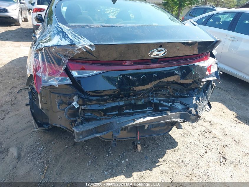 2022 Hyundai Elantra Essential Ivt With Hyundai Smartsense Package VIN: KMHLM4AG4NU268100 Lot: 12042980