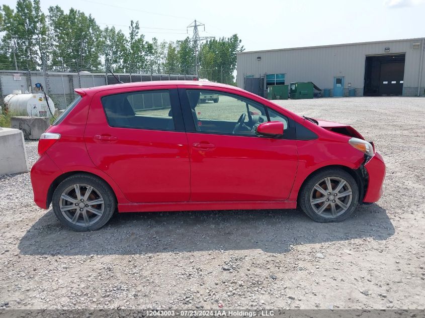 2014 Toyota Yaris VIN: JTDKTUD37ED575479 Lot: 12043003