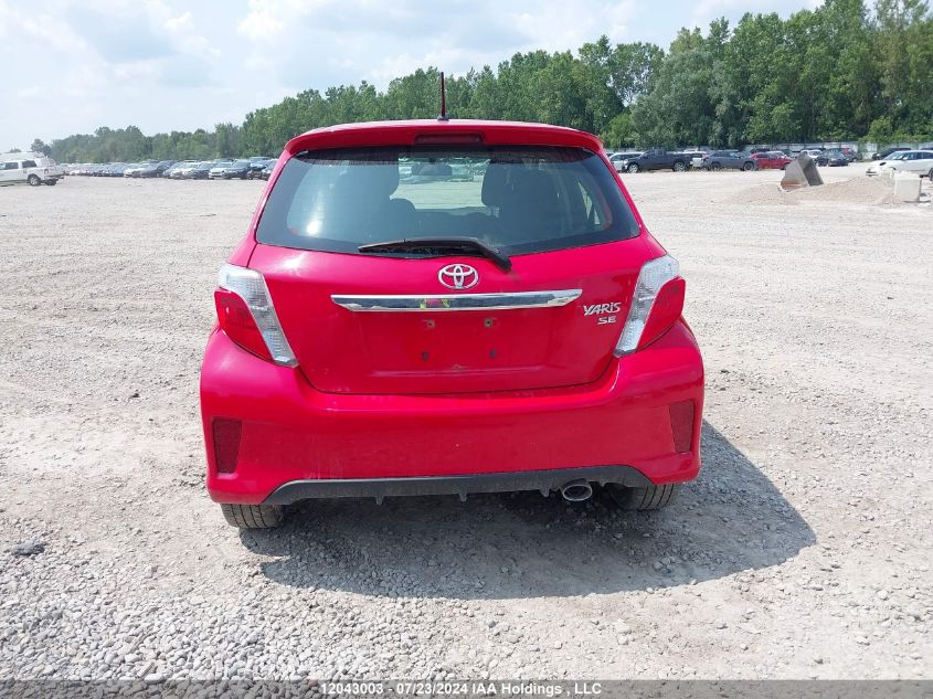 2014 Toyota Yaris VIN: JTDKTUD37ED575479 Lot: 12043003