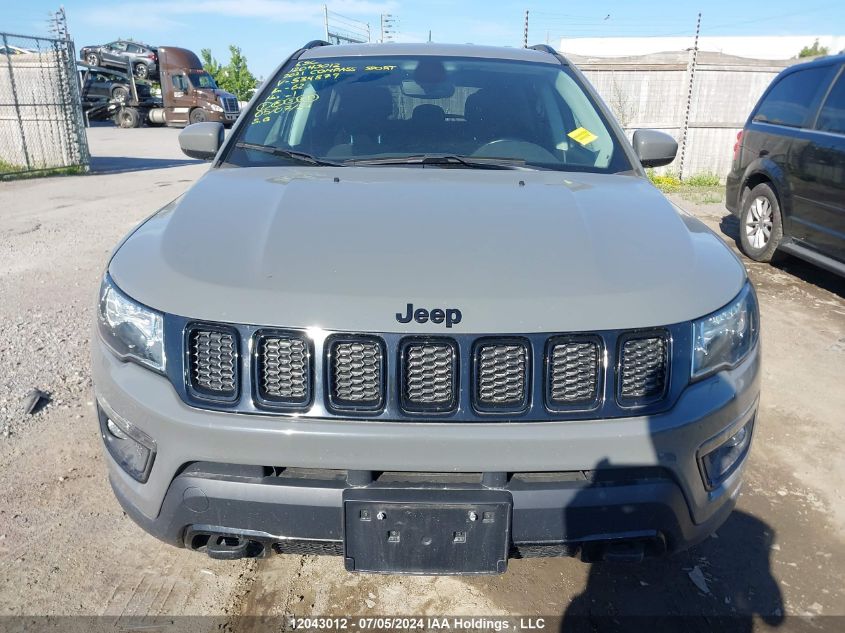 2021 Jeep Compass Sport VIN: 3C4NJDAB6MT534879 Lot: 12043012