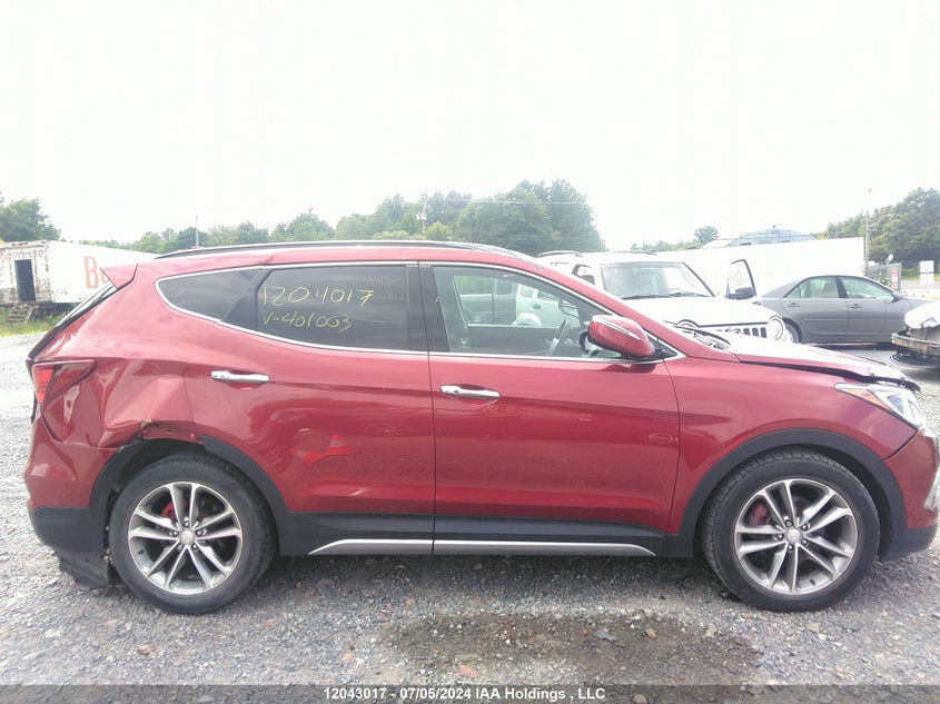 2017 Hyundai Santa Fe Sport 2.0T Ultimate VIN: 5XYZUDLA8HG401003 Lot: 12043017