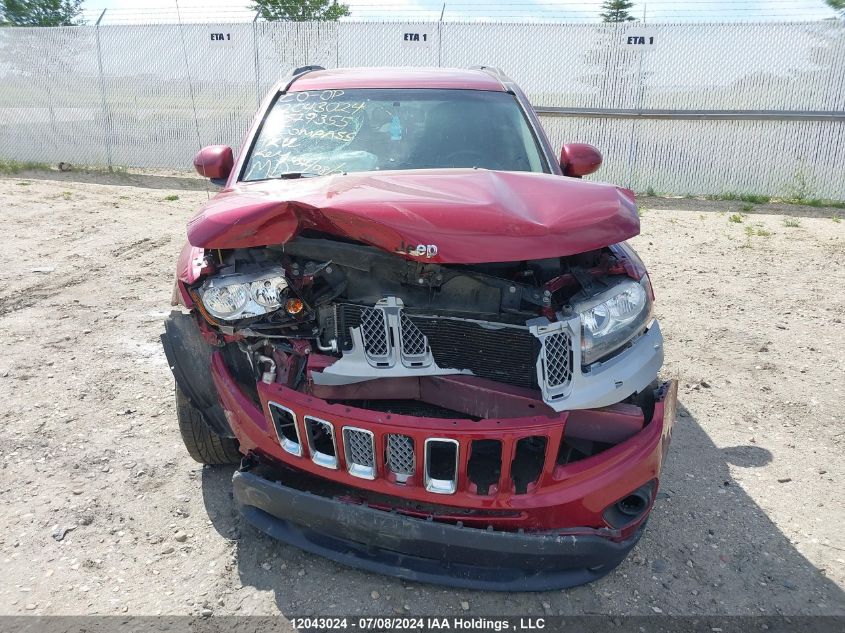 2016 Jeep Compass Sport/North VIN: 1C4NJDAB7GD579355 Lot: 12043024