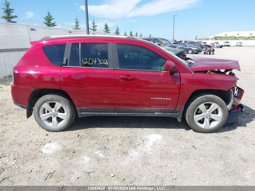 2016 Jeep Compass Sport/North VIN: 1C4NJDAB7GD579355 Lot: 12043024