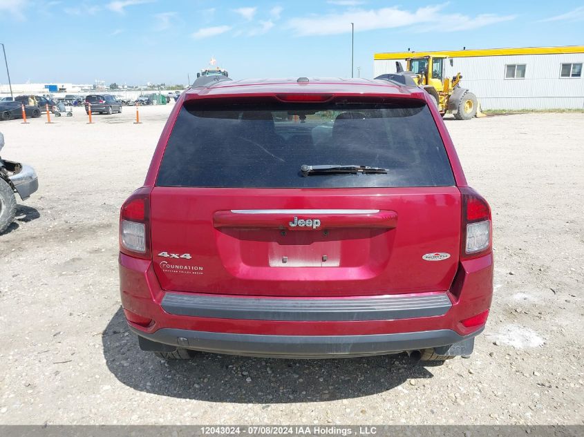 2016 Jeep Compass Sport/North VIN: 1C4NJDAB7GD579355 Lot: 12043024