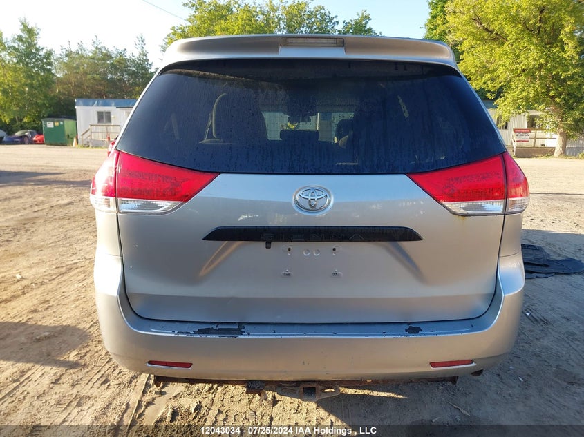 2013 Toyota Sienna V6 7 Passenger VIN: 5TDZK3DC7DS396471 Lot: 12043034