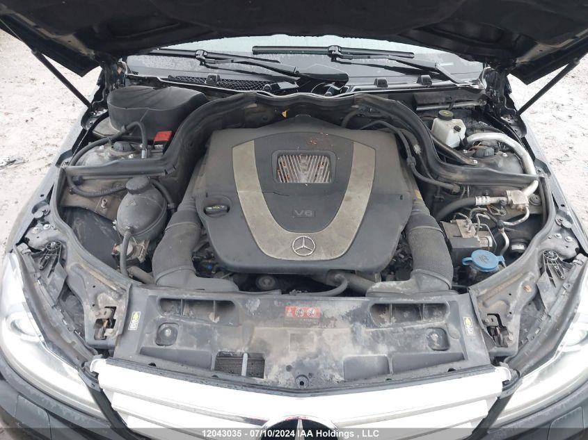 2012 Mercedes-Benz C-Class VIN: WDDGF8BB4CA610496 Lot: 12043035