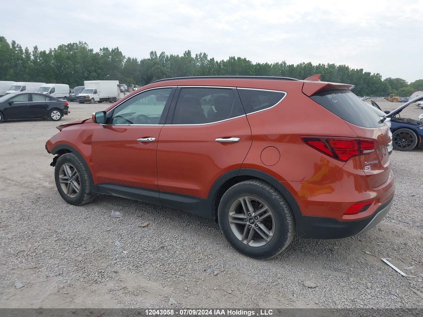 2017 Hyundai Santa Fe Sport 2.4 Luxury VIN: 5XYZUDLBXHG486483 Lot: 12043058