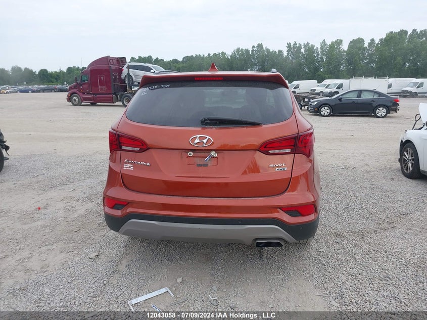 2017 Hyundai Santa Fe Sport 2.4 Luxury VIN: 5XYZUDLBXHG486483 Lot: 12043058