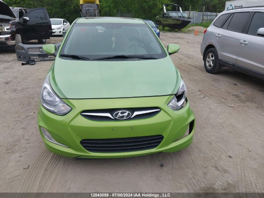 2013 Hyundai Accent VIN: KMHCU5AE6DU107251 Lot: 12043059