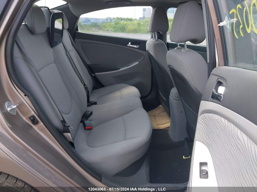 2014 Hyundai Accent Gls VIN: KMHCU4AE8EU710035 Lot: 12043063