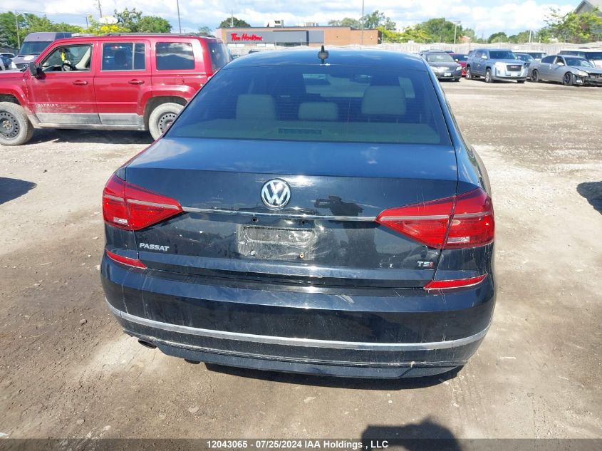 2016 Volkswagen Passat VIN: 1VWCS7A37GC054698 Lot: 12043065