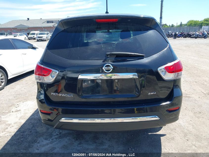 2014 Nissan Pathfinder S/Sv/Sl/Platinum VIN: 5N1AR2MM9EC626781 Lot: 12043081