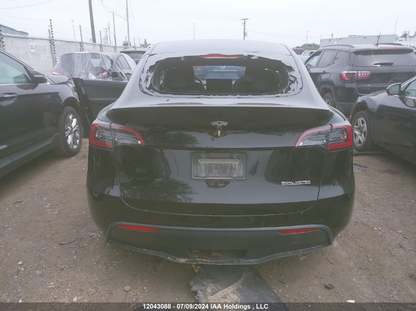 2022 Tesla Model Y VIN: 7SAYGDEF4NF457182 Lot: 12043088