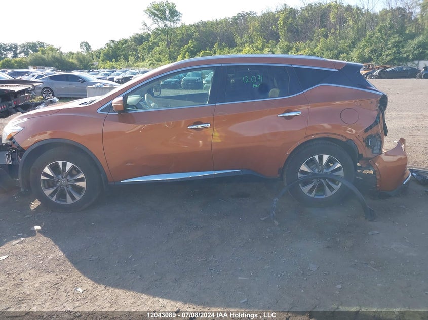 2015 Nissan Murano VIN: 5N1AZ2MH2FN277391 Lot: 12043089