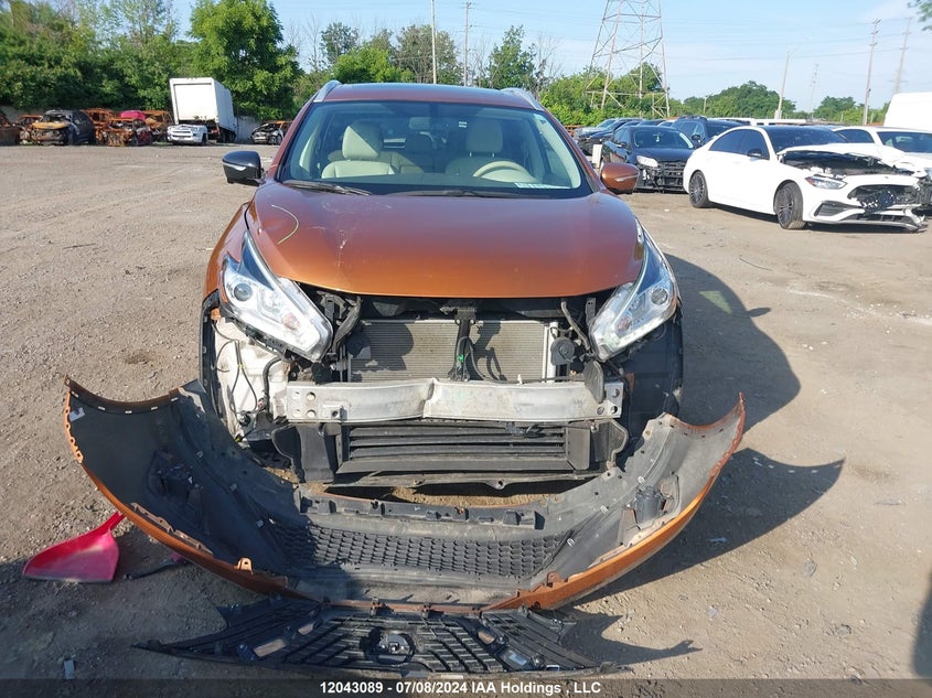 2015 Nissan Murano VIN: 5N1AZ2MH2FN277391 Lot: 12043089