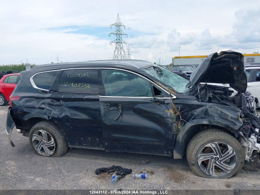 2022 Hyundai Santa Fe Sel VIN: 5NMS3DAJ3NH408532 Lot: 12043112