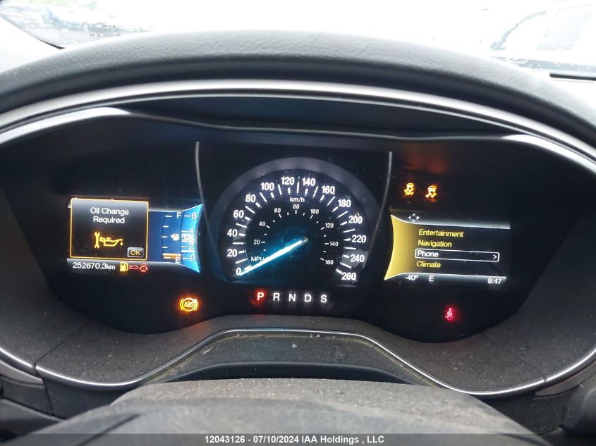 2016 Ford Fusion Se VIN: 3FA6P0H71GR220352 Lot: 12043126