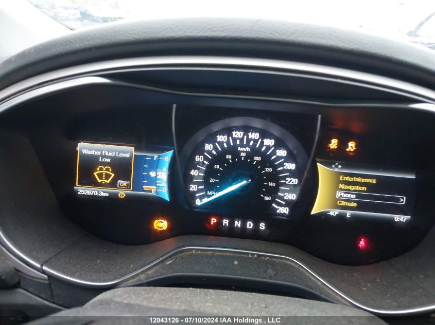 2016 Ford Fusion Se VIN: 3FA6P0H71GR220352 Lot: 12043126