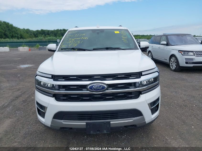 2022 Ford Expedition Max Limited VIN: 1FMJK2AT3NEA12281 Lot: 12043137