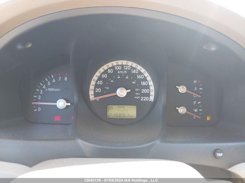 2008 Kia Sportage VIN: KNDJE723487454003 Lot: 12043139