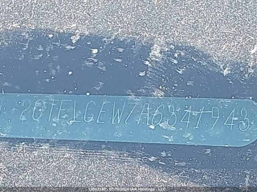 2010 GMC Terrain VIN: 2CTFLCEW7A6341943 Lot: 12043140