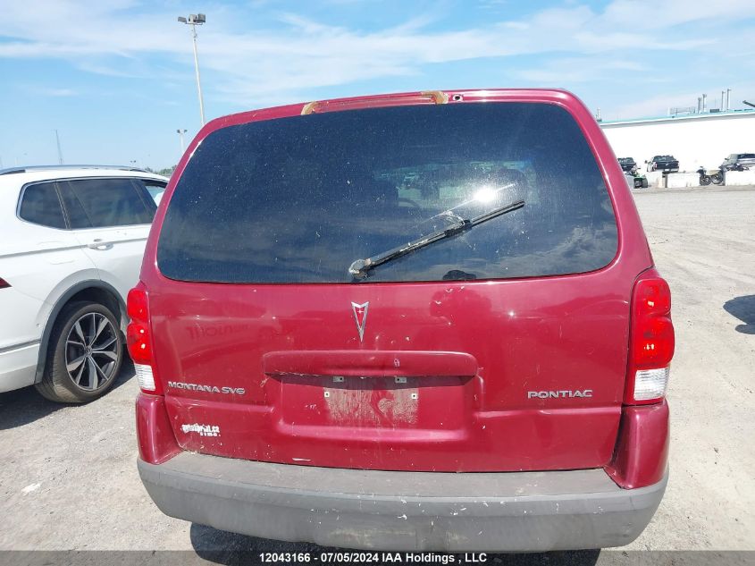 2005 Pontiac Montana Sv6 VIN: 1GMDU03L95D283232 Lot: 12043166