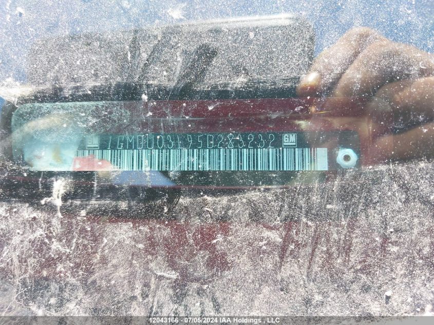 2005 Pontiac Montana Sv6 VIN: 1GMDU03L95D283232 Lot: 12043166