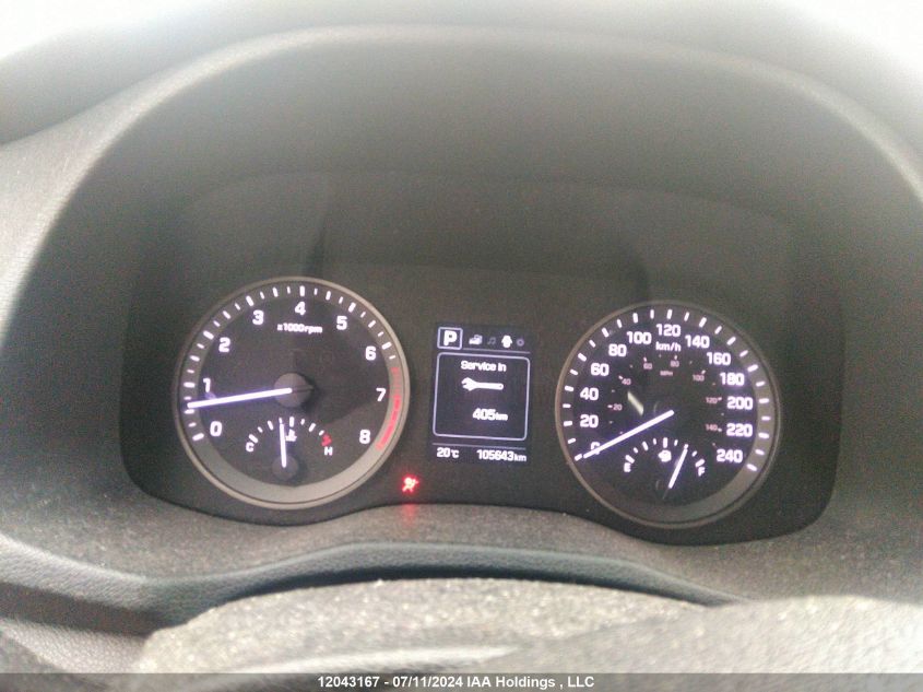 2018 Hyundai Tucson Limited/Sport And Eco/Se VIN: KM8J3CA47JU660332 Lot: 12043167