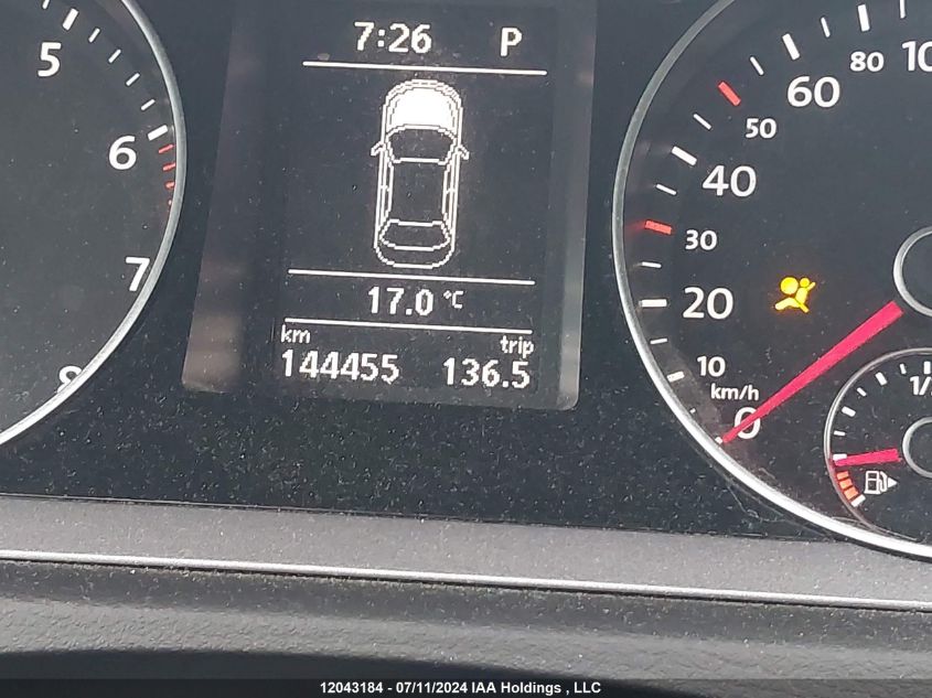 2010 Volkswagen Passat Sedan VIN: WVWAK9AN7AP043594 Lot: 12043184