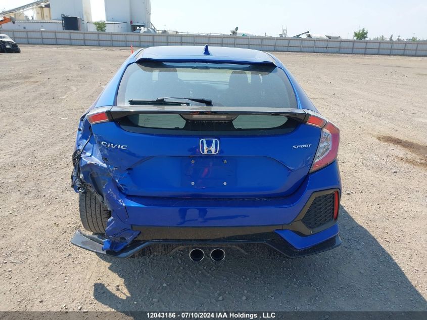 2019 Honda Civic Hatchback VIN: SHHFK7H42KU305491 Lot: 12043186