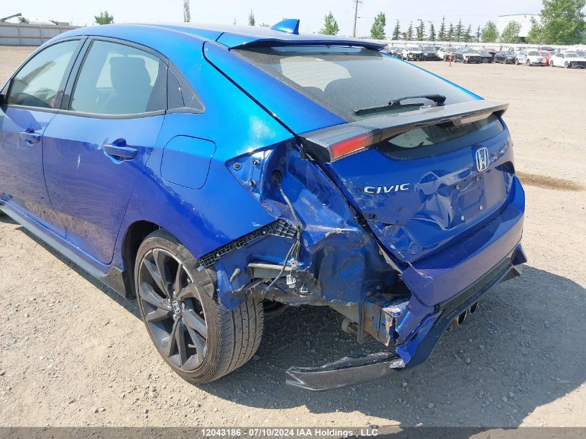 2019 Honda Civic Hatchback VIN: SHHFK7H42KU305491 Lot: 12043186
