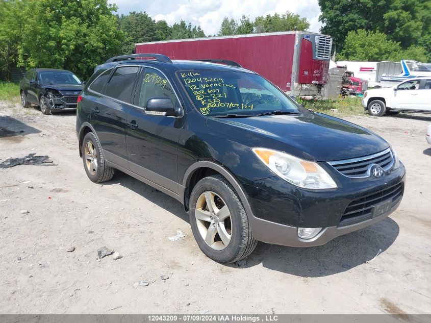 2012 Hyundai Veracruz VIN: KM8NUDCC6CU202647 Lot: 12043209