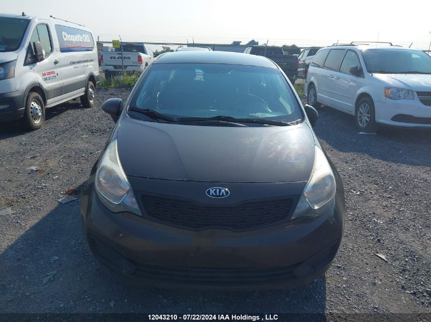 2015 Kia Rio VIN: KNADM4A3XF6451817 Lot: 12043210