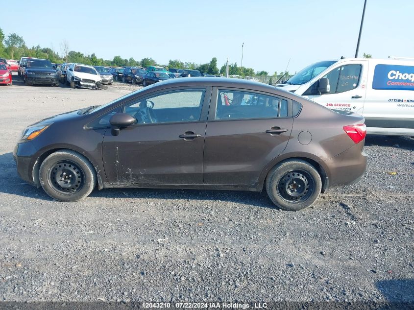 2015 Kia Rio VIN: KNADM4A3XF6451817 Lot: 12043210