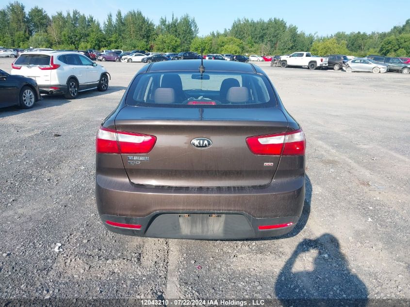 2015 Kia Rio VIN: KNADM4A3XF6451817 Lot: 12043210