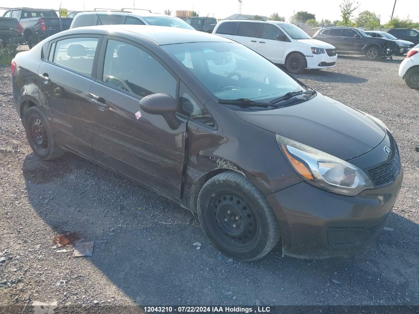 2015 Kia Rio VIN: KNADM4A3XF6451817 Lot: 12043210