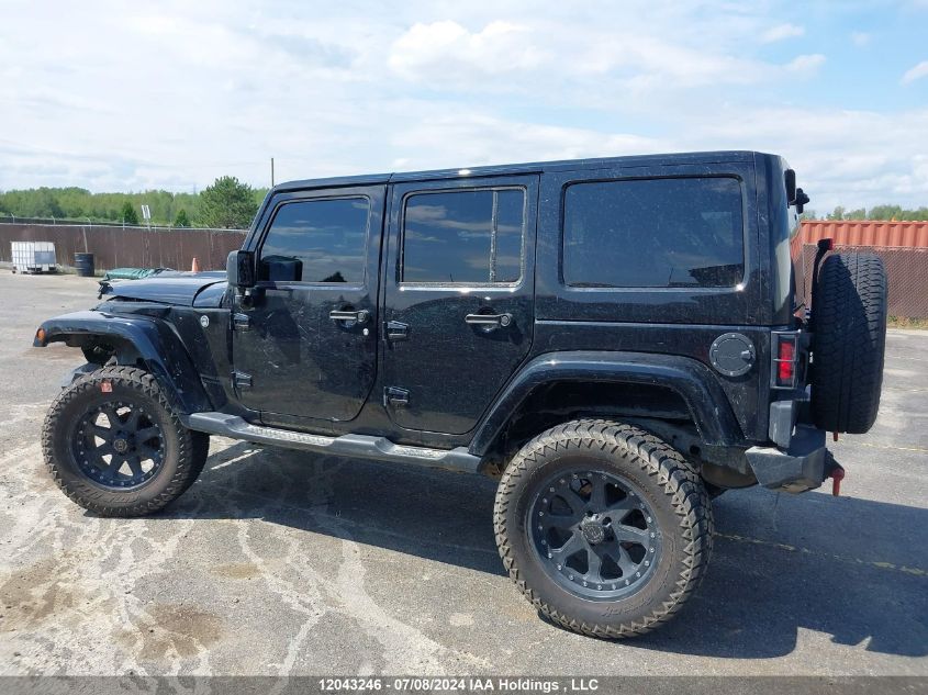 2018 Jeep Wrangler Jk Unlimited Sahara VIN: 1C4BJWEG8JL845967 Lot: 12043246