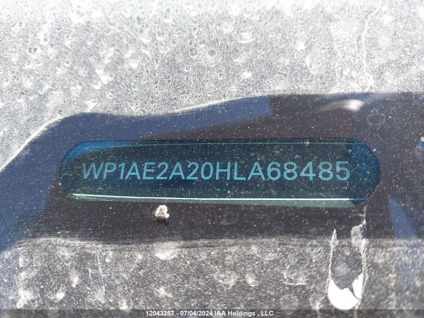 2017 Porsche Cayenne Se Hybrid/Platinum VIN: WP1AE2A20HLA68485 Lot: 12043257