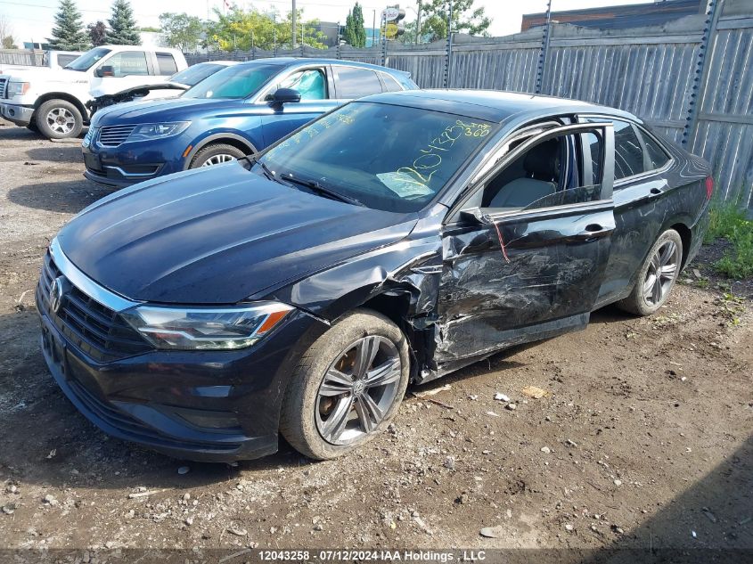 2019 Volkswagen Jetta Sel VIN: 3VWE57BUXKM036372 Lot: 12043258