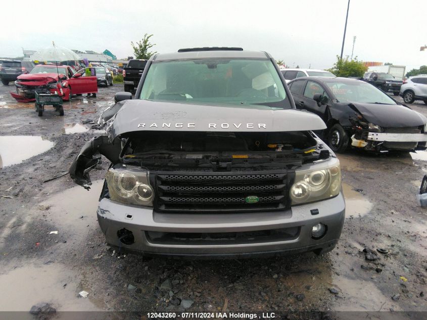 2007 Land Rover Range Rover Sport VIN: SALSK25467A108744 Lot: 12043260