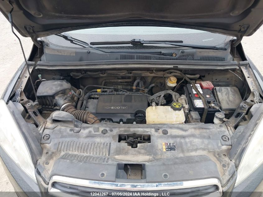 2014 Chevrolet Trax VIN: 3GNCJNSB1EL159293 Lot: 12043267