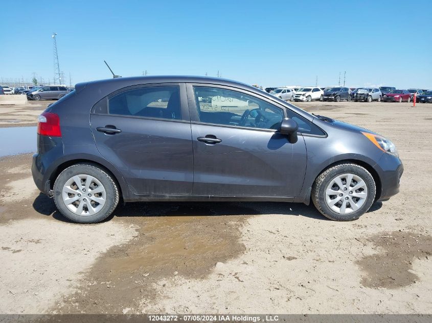 2013 Kia Rio VIN: KNADM5A3XD6831551 Lot: 12043272