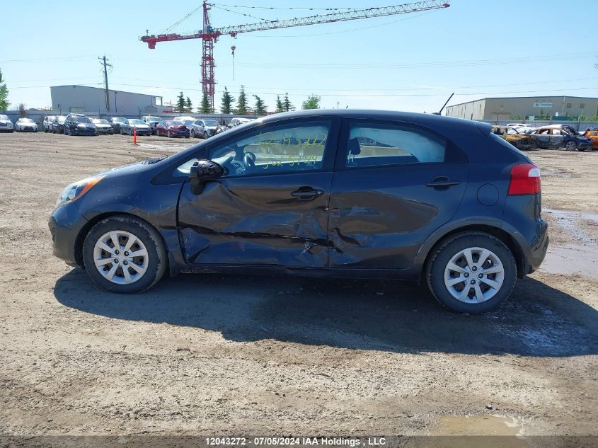 2013 Kia Rio VIN: KNADM5A3XD6831551 Lot: 12043272