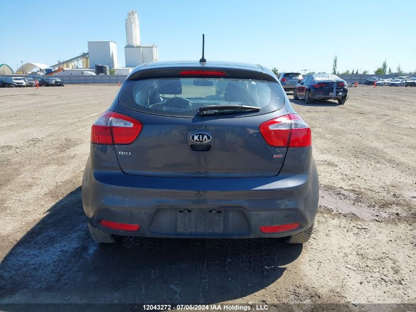 2013 Kia Rio VIN: KNADM5A3XD6831551 Lot: 12043272