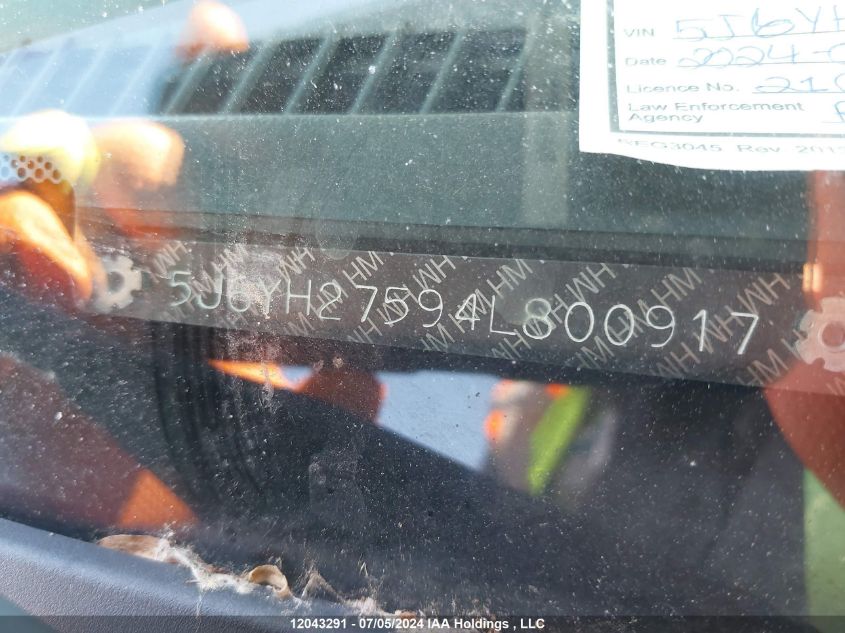 2004 Honda Element VIN: 5J6YH27594L800917 Lot: 12043291